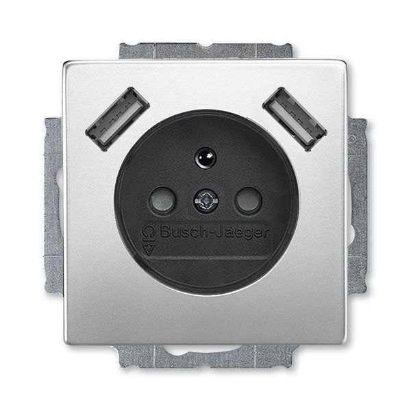 1zás. s 2xUSB clonky nerez