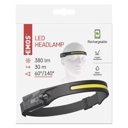 Čelovka LED COB IP43 nab.