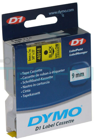 DYMO páska D1  9mmx7m ČI/ŽL