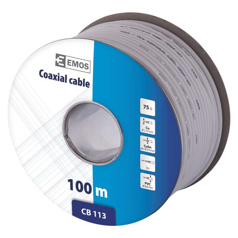 Koaxial  75-4,8 CB 113 100m