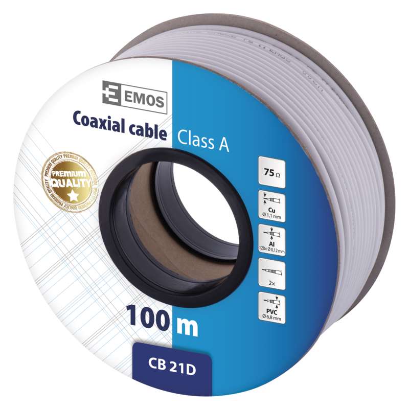 Koaxial  75-4,8 CB 21D 100m