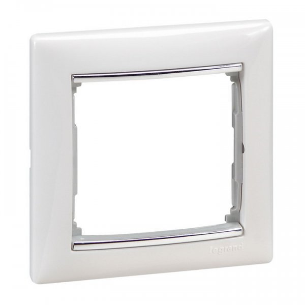 Rám.1nás. biela/striebro
