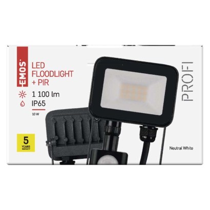 Refl.LED  10W 1100lm IP65+senz