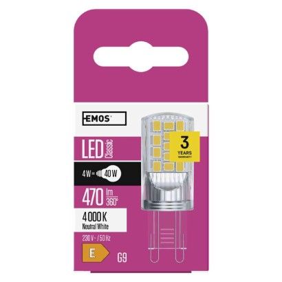 Žiar.hal.240V    4,0W G9 NWLED